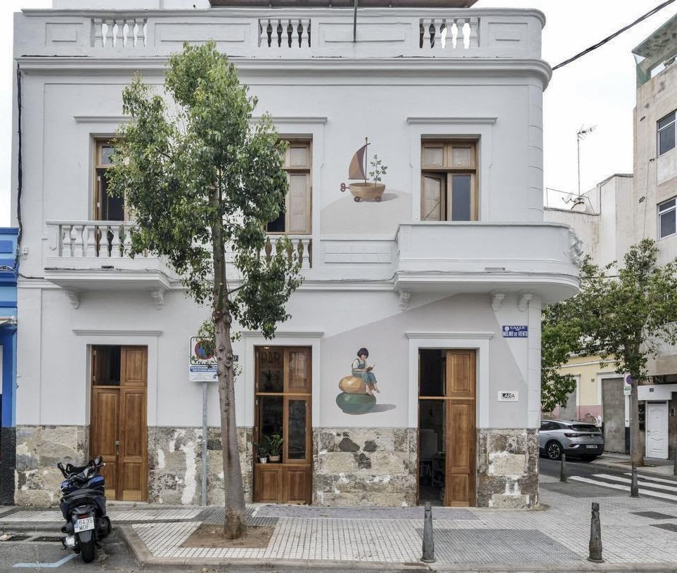 Edificio histórico de LABA, sede de las residencias artísticas en Las Palmas de Gran Canaria